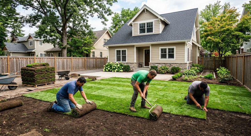 Centipede Sod Installation in Rockwall, TX