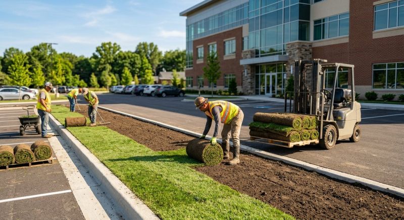 Commercial Sod Installation in Rockwall, TX
