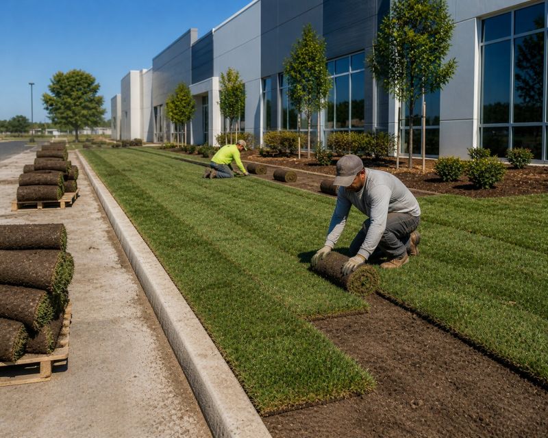 Commercial Sod Installation in Rockwall, TX