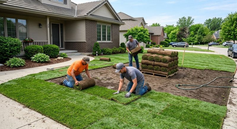 Sod Laying Service in Rockwall, TX