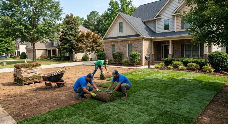 Sod Laying Service in Rockwall, TX