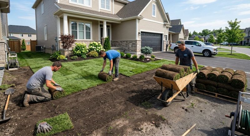 Yard Sod Installation in Aiken, SC